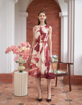 Two-way Art Print Midi Dress