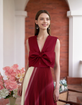 Bow Front Sleeveless Top