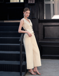 Asymmetric Front Sleeveless Jumpsuit