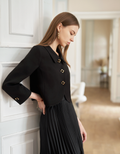 3/4 Sleeve Cropped Blazer