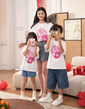 Floral Print Logo T-Shirt