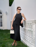 Irregular Pleats A-line Skirt