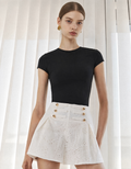 Short Sleeve Knit Top