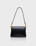 Flap Front Leather Crossbody Hand Bag