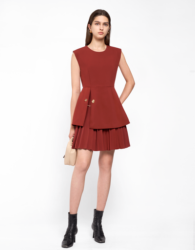 burgundy / small (s)