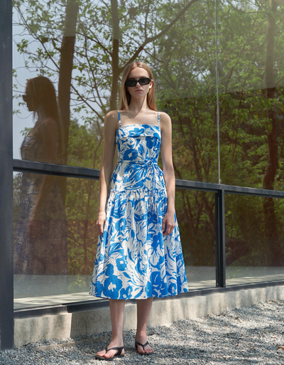 blue florals(a26116) / extra x2 small (xxs)