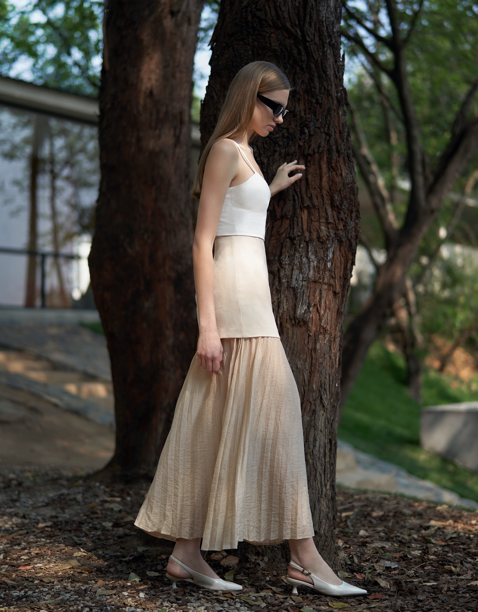 Pleated Maxi Skirt – SaturdayClub Singapore