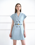 Double-breasted Suit Dress
