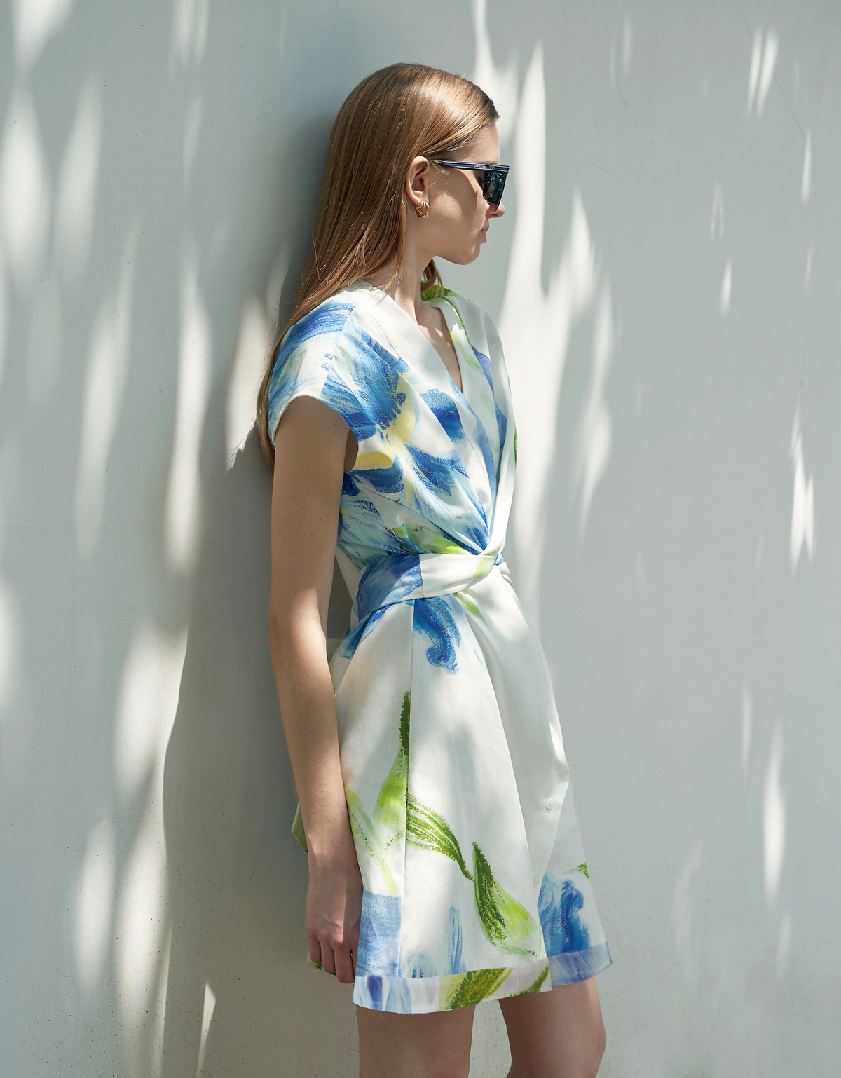 blue florals(a26220)