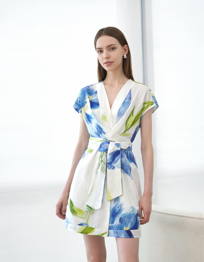 blue florals(a26220) / extra small (xs)