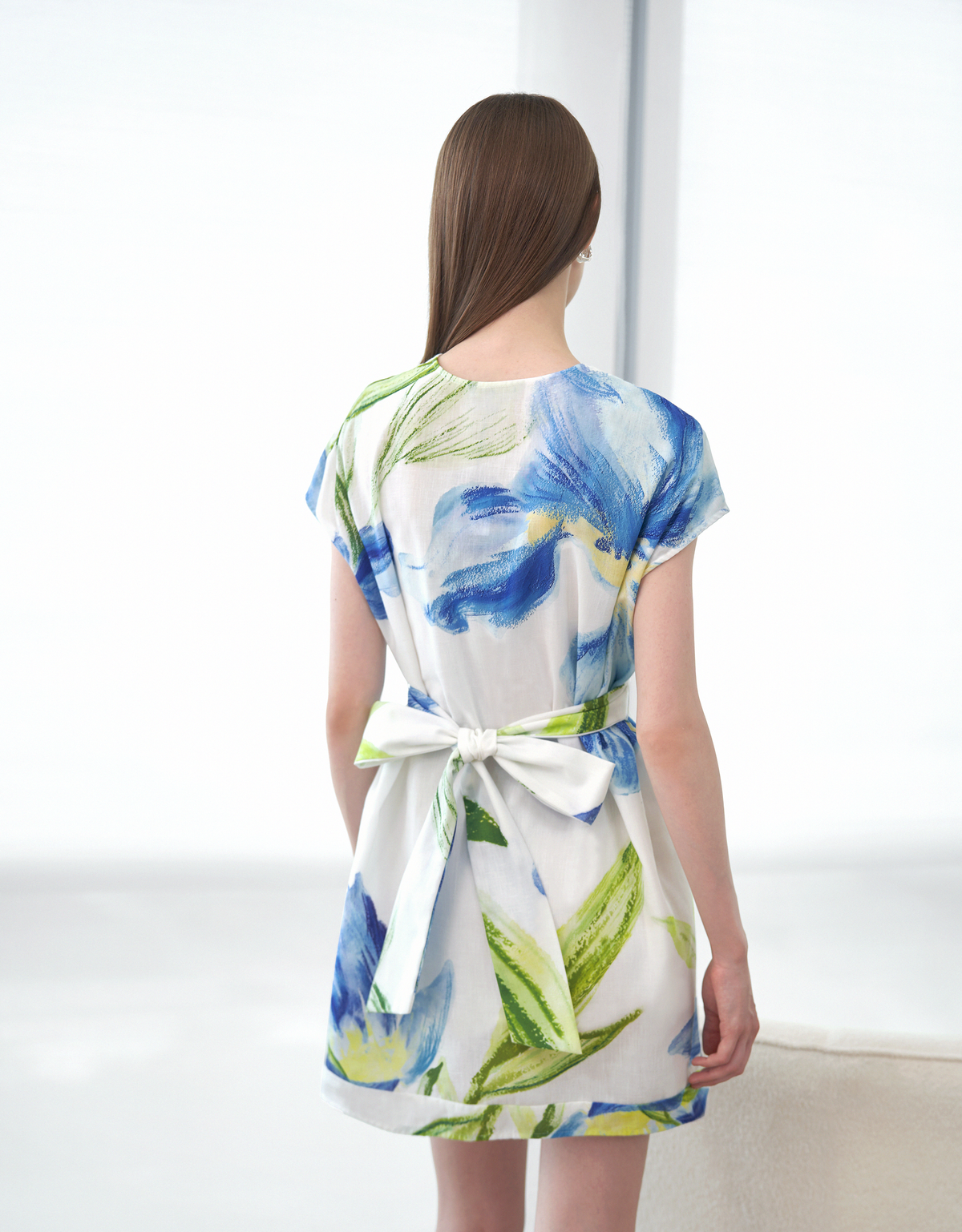 blue florals(a26220)