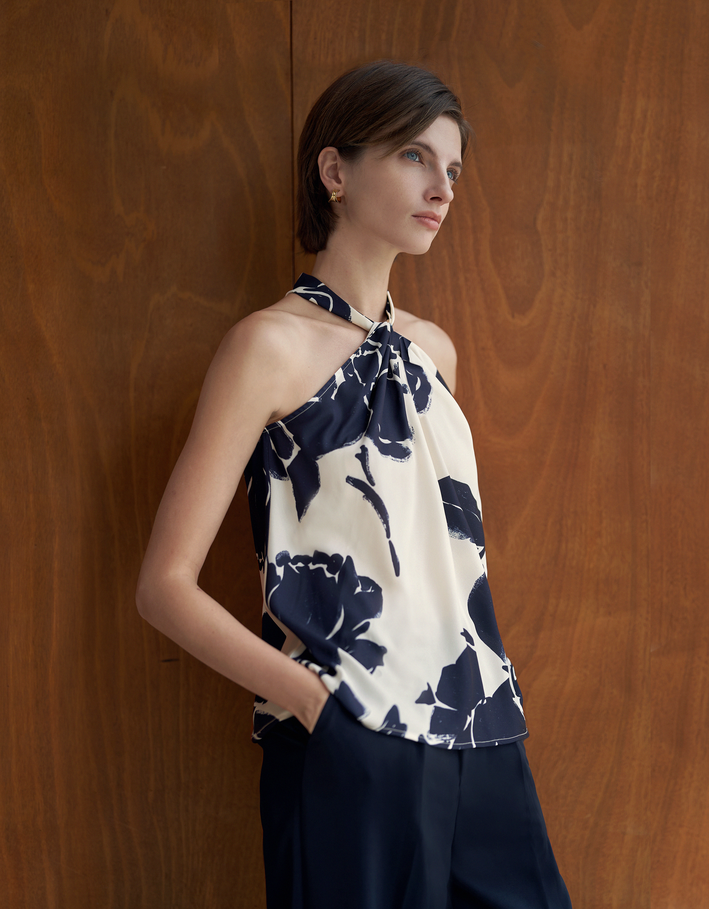 navy floral(a26321)