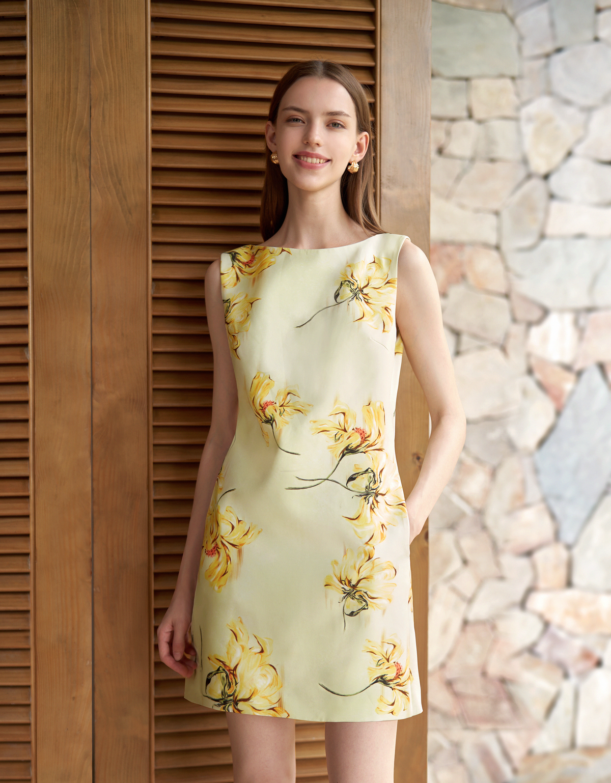 yellow floral(a26524)