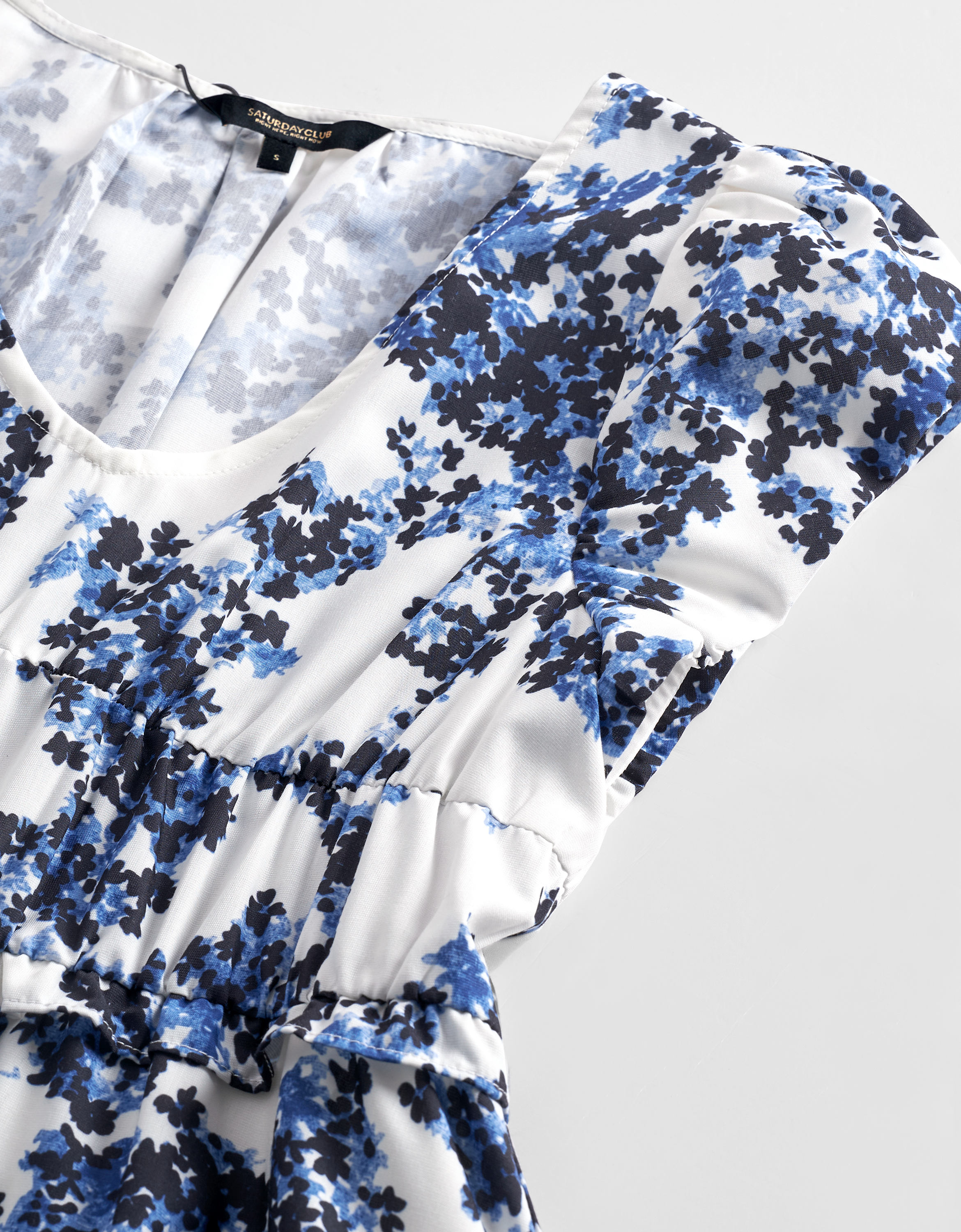 blue & white