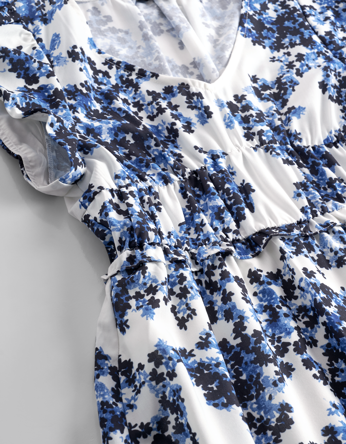 blue & white