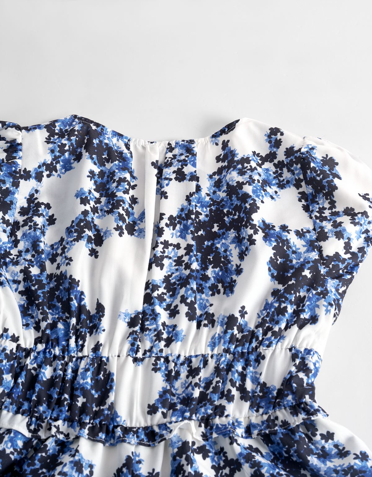 blue & white