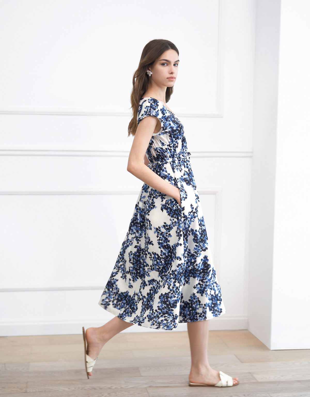 blue & white