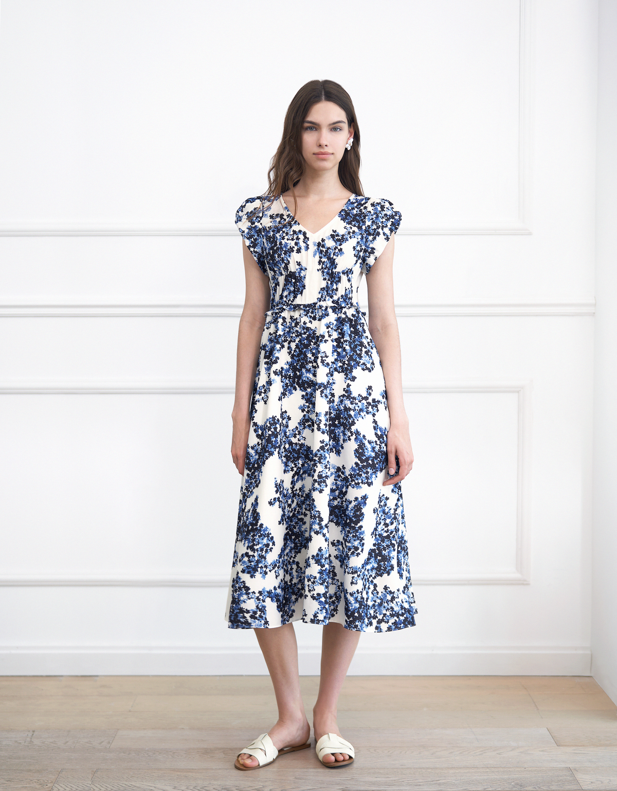 blue & white