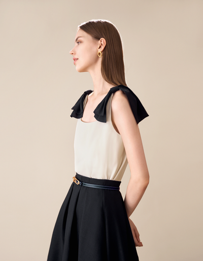 apricot & black(a26579) / small (s)