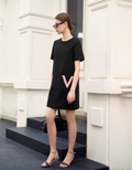 Pocket Detail Short Sleeve Shift Dress