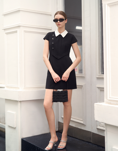 black & white / extra small (xs)