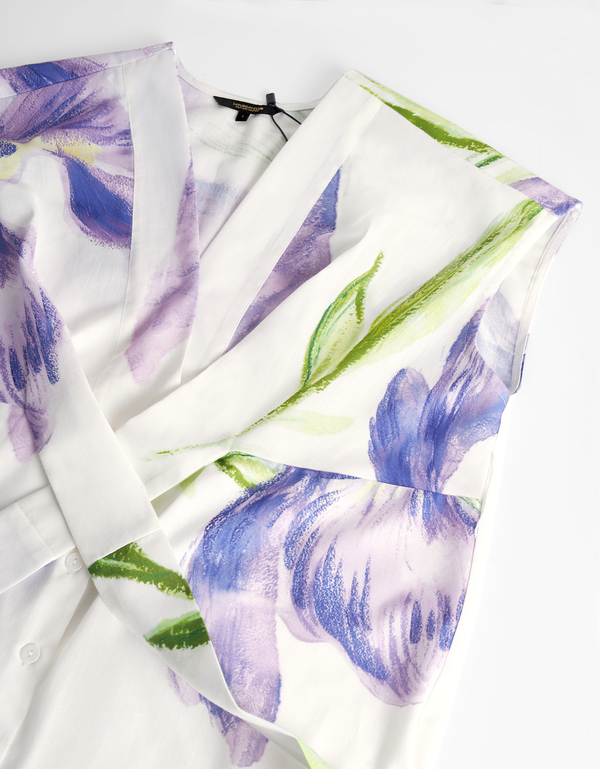 purple florals(a27075)
