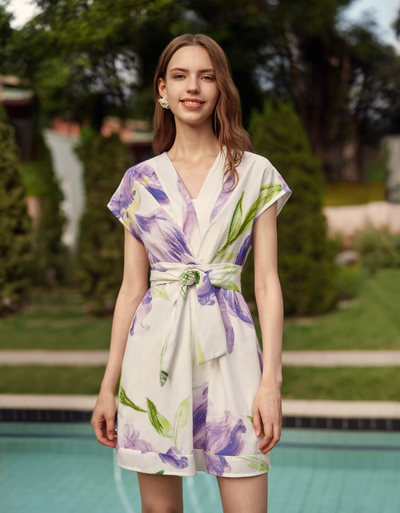 purple florals(a27075) / extra small (xs)