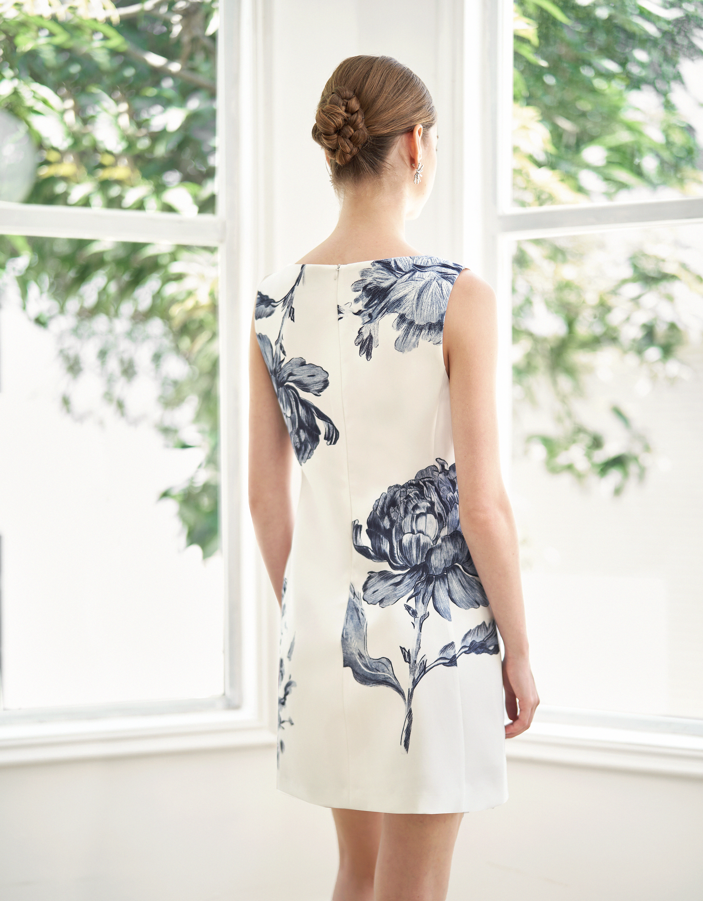 blue floral(a27176)