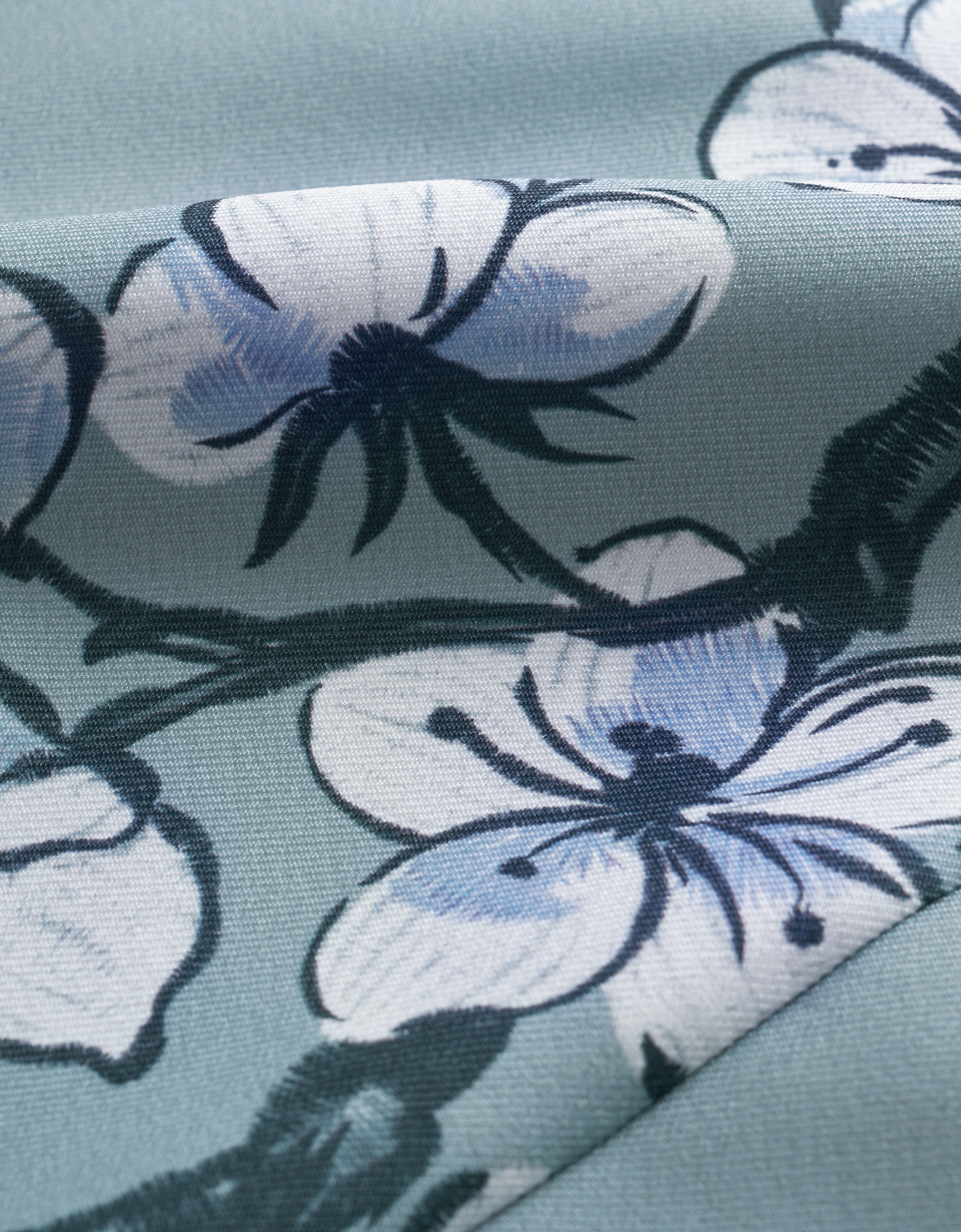 blue floral(a27177)