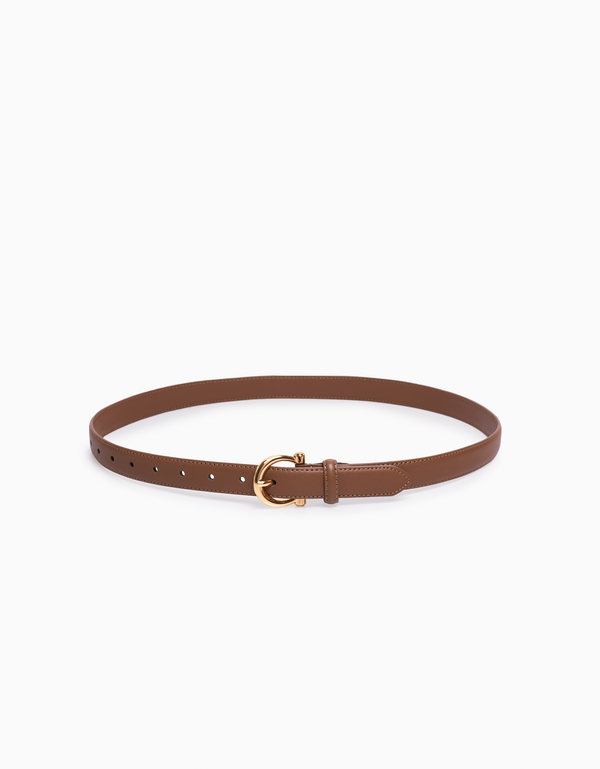 Metal Buckle Leather Belt