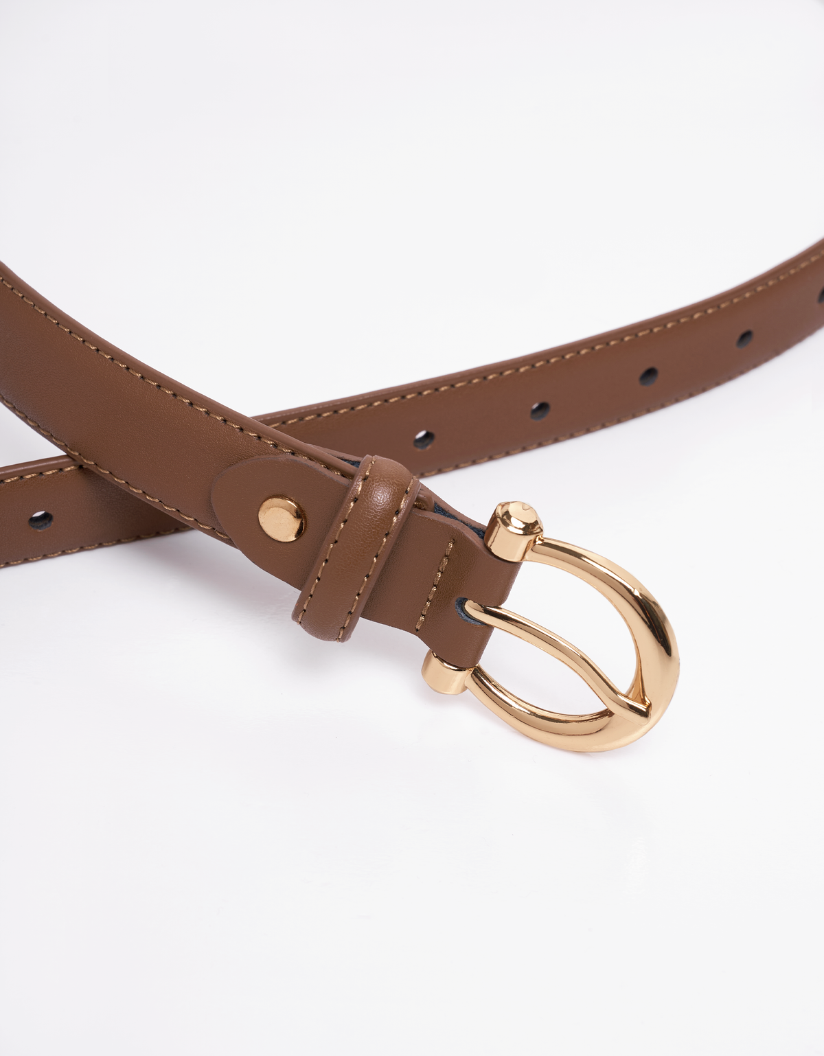 Metal Buckle Leather Belt