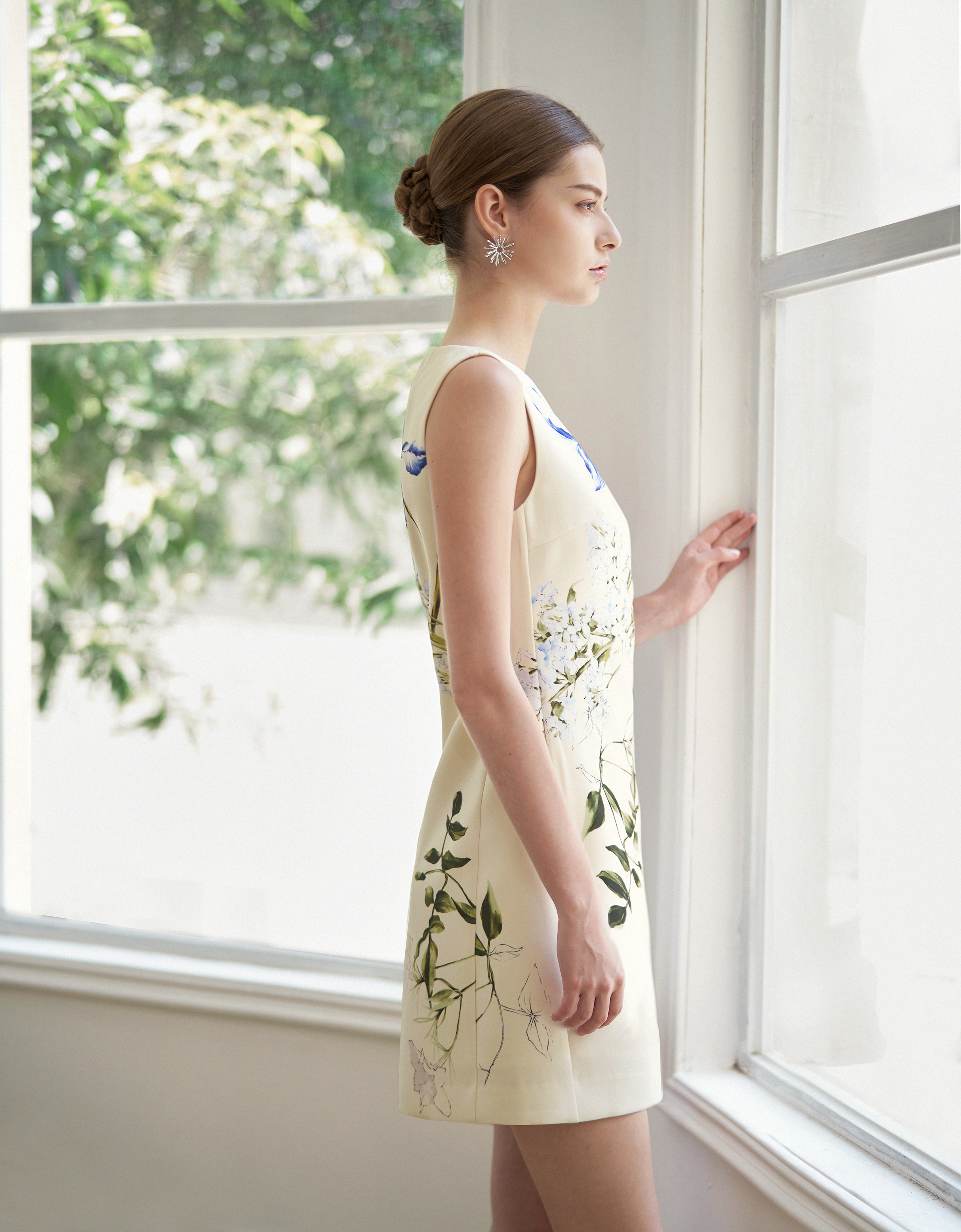 blue floral(a27265)