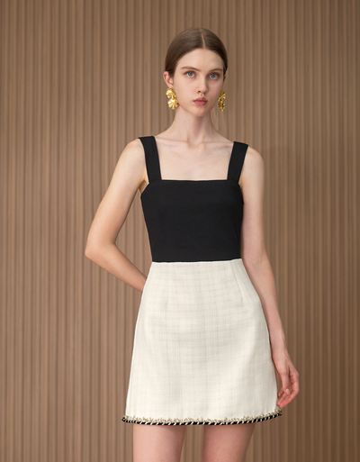 black & off white / small (s)