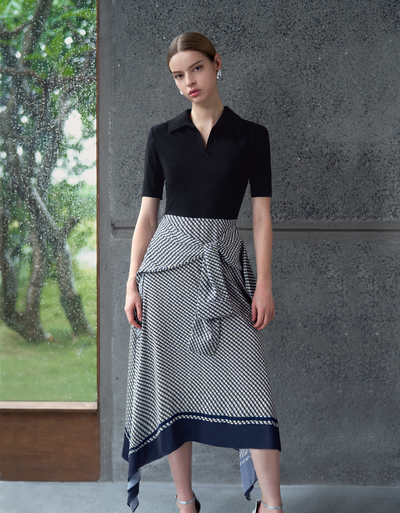 black & check print(a27427) / small (s)