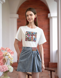 Logo Print Appliqué T-Shirt