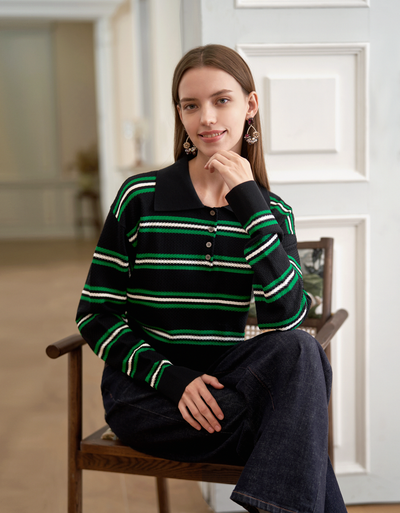 black & green / extra small (xs)