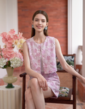 Two-tone Cutwork Embroidery Shorts