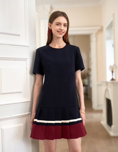 navy & wine(a28019) / extra x2 small (xxs)