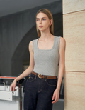 Square Neck Sleeveless Padded Top