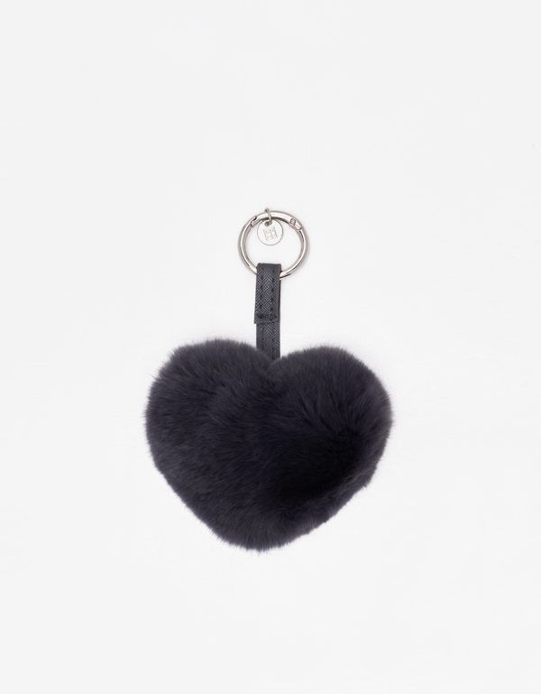 Pom-Pom Heart, Flower and Bow Charm Set