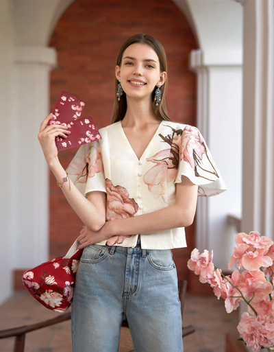 pink florals(a28171) / extra x2 small (xxs)