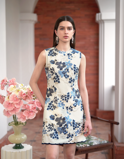 blue florals(a28308) / extra x2 small (xxs)