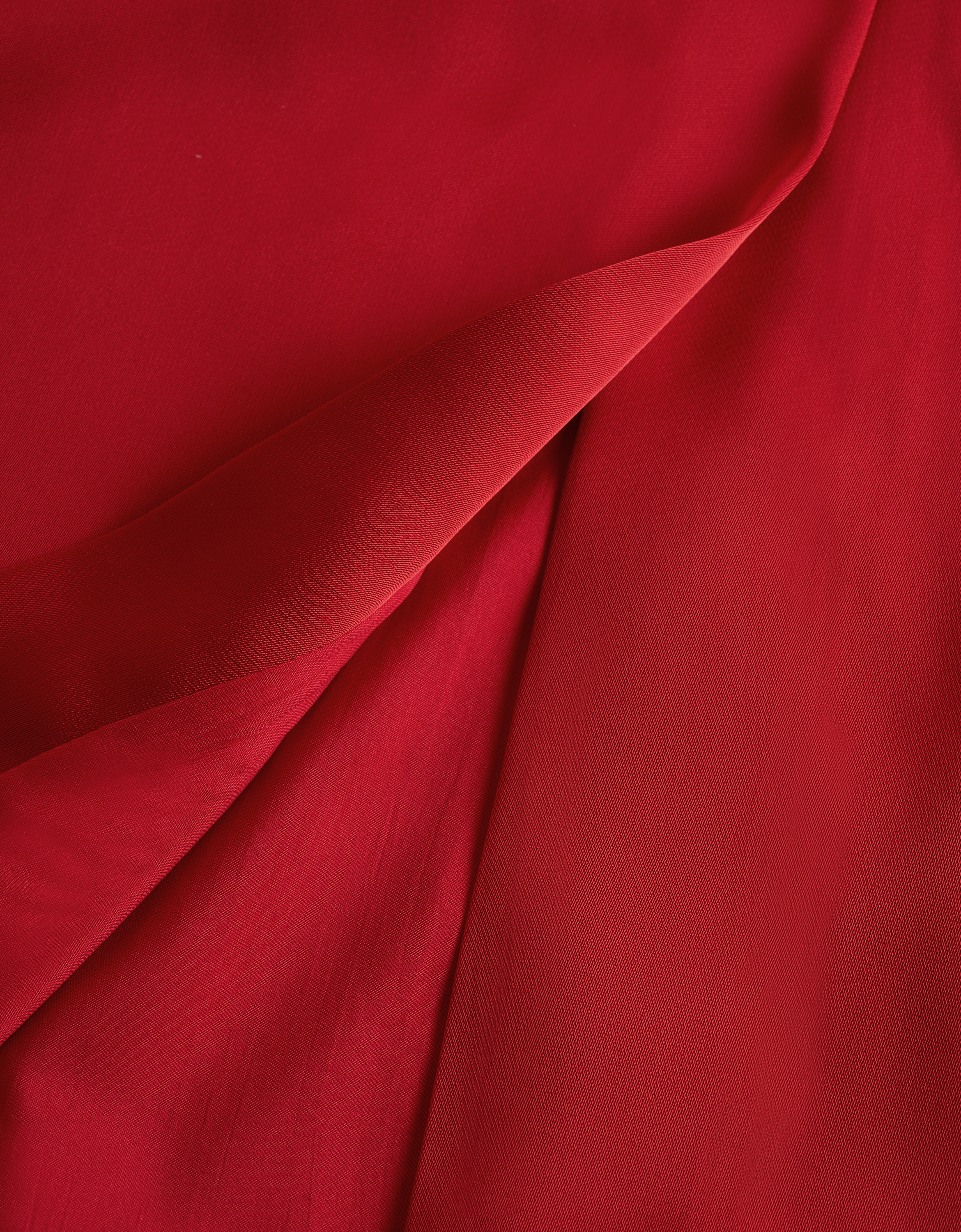 Elastic Waist Round Neck Midi Dress