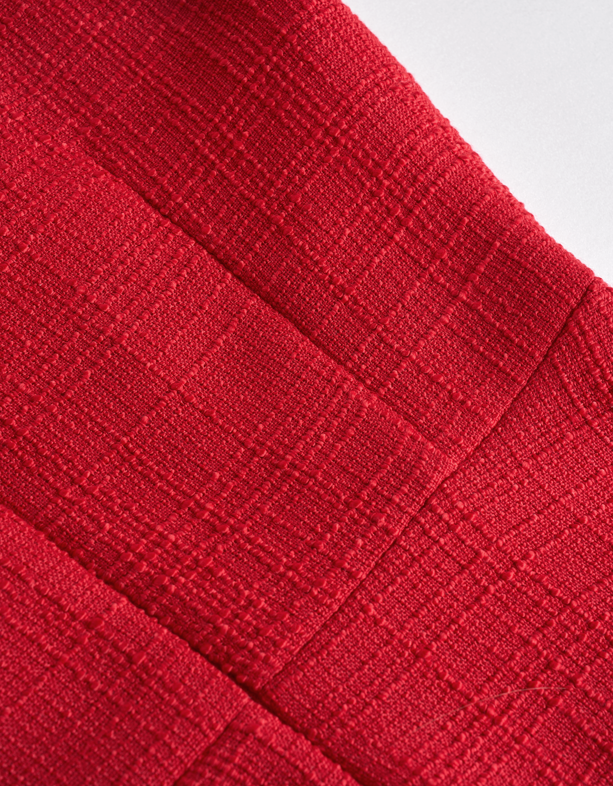 Fringe Trims Round Neck Sleeveless Tweed Top