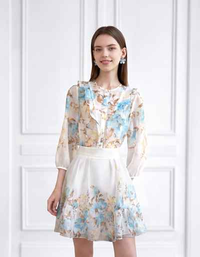 blue florals(a28426) / extra x2 small (xxs)