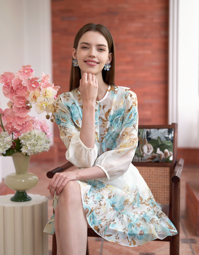 blue florals(a28427) / extra x2 small (xxs)