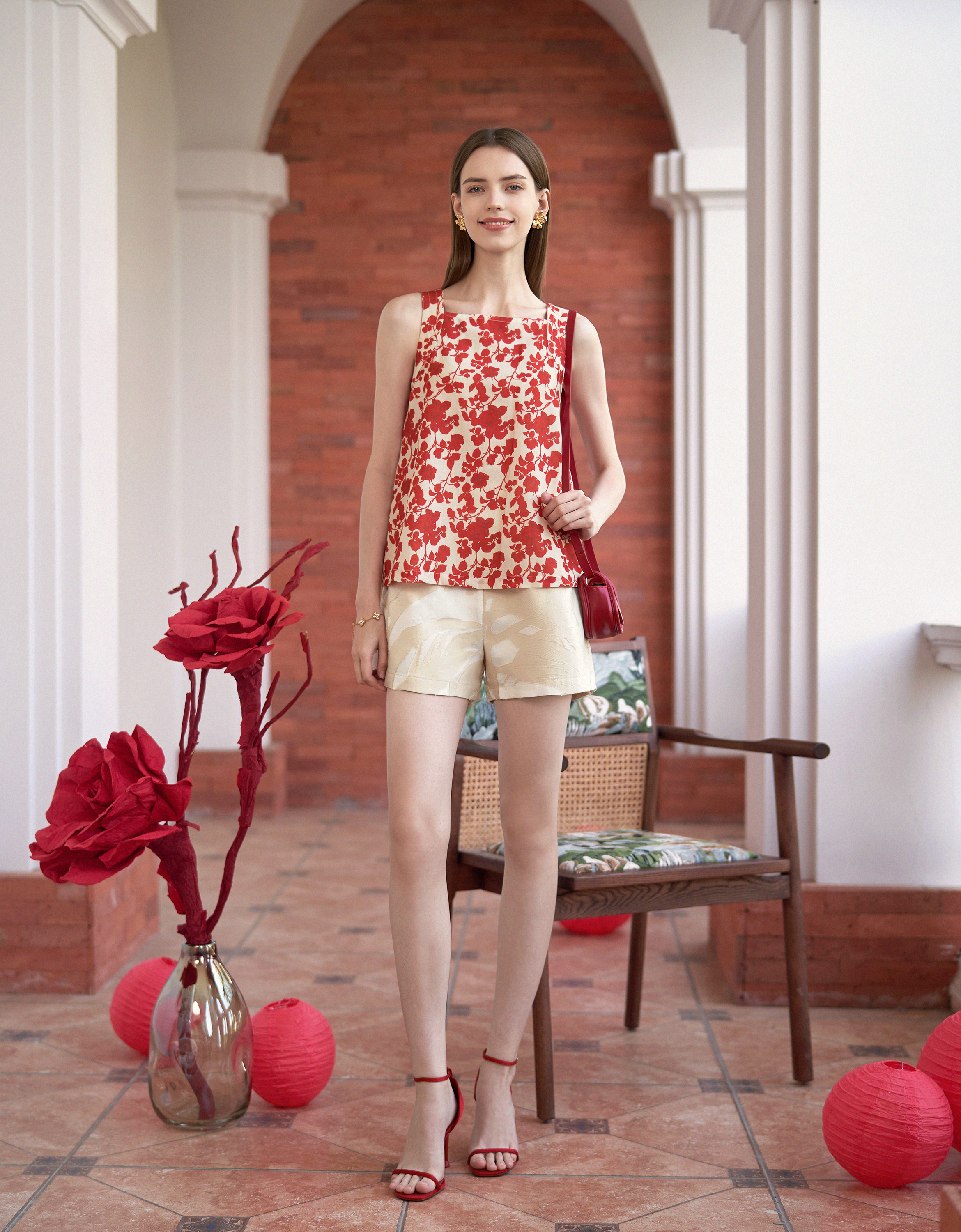 red florals(a28463)