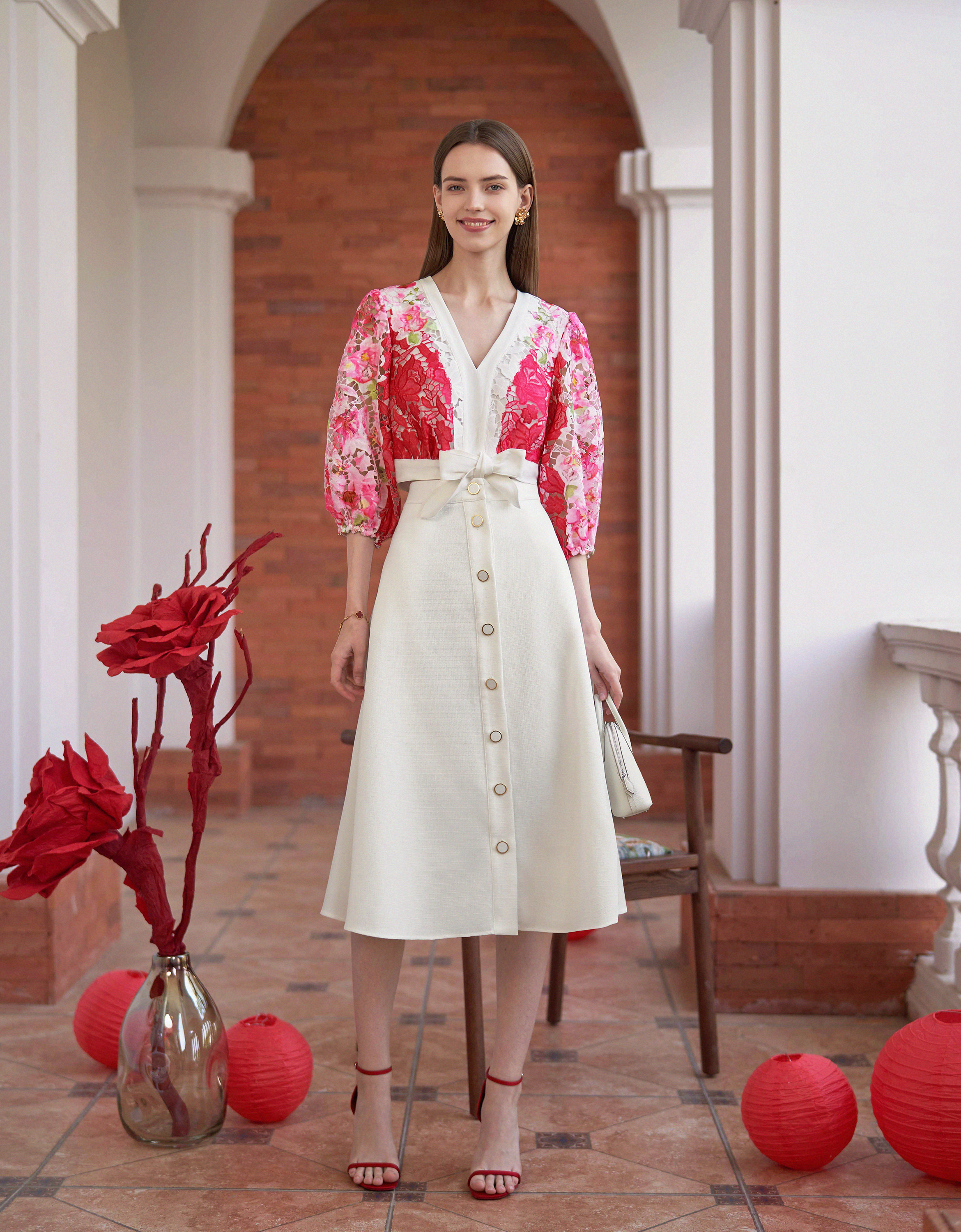 pink florals(a28466)