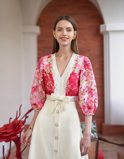 pink florals(a28466) / extra x2 small (xxs)