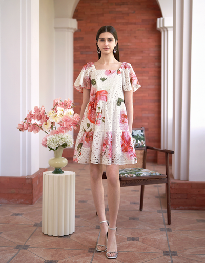 pink florals(a28491) / extra x2 small (xxs)